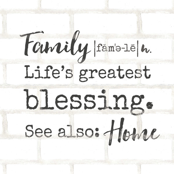 Maturi Family Love Definition Wayfair.co.uk